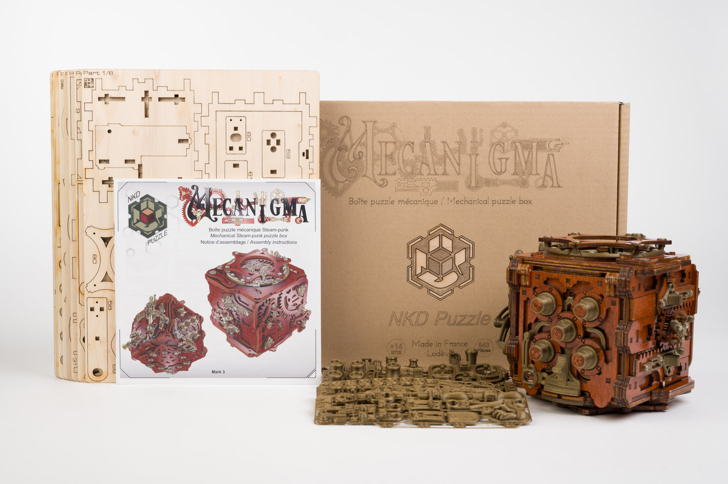 Kit Mecanigma - NKD Puzzle : L'Expérience Ultime du Casse-tête en Bois